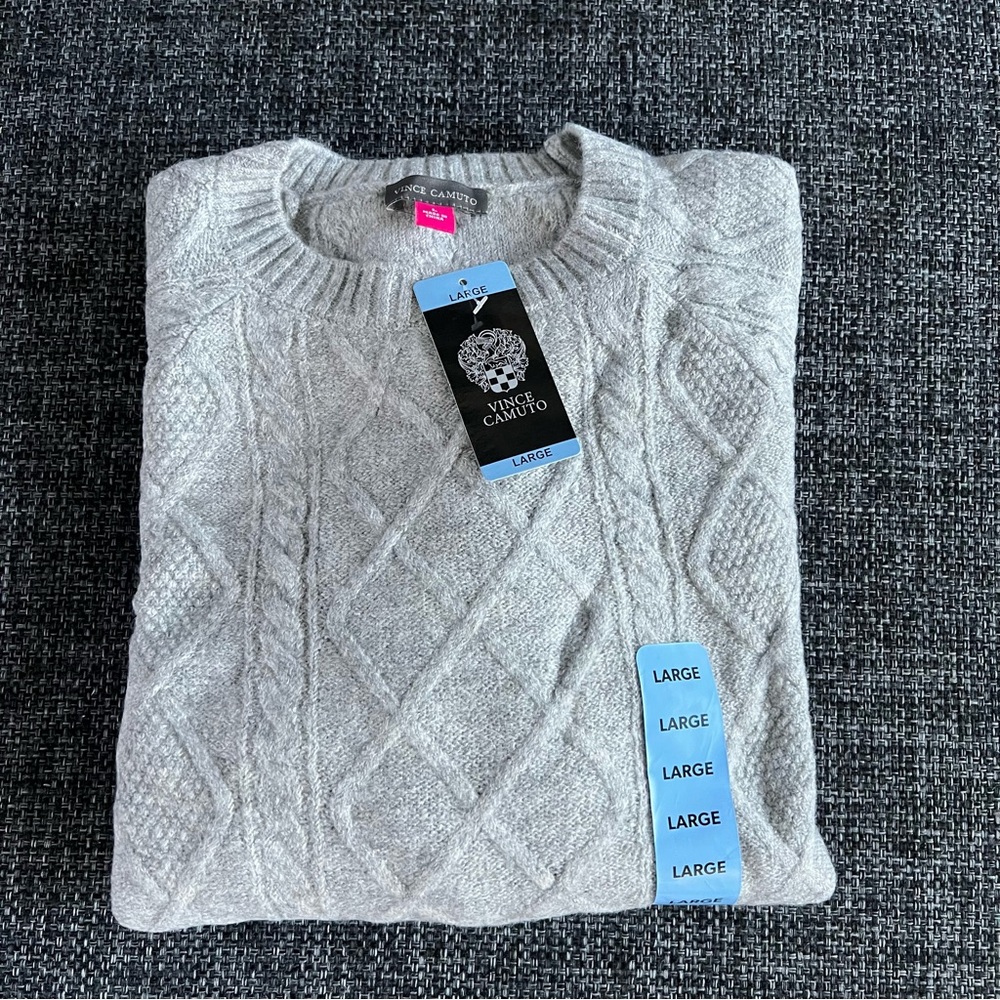 NWT Vince Camuto Women's Cable Sweater - Picture 5 of 6